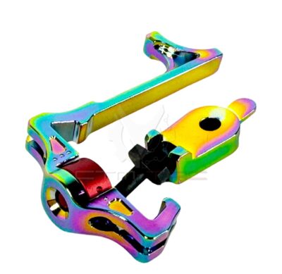 CTM REAPER AAP-01 Enlarged Charging Handle with Selector Switch - Electroplated Rainbow - obrazek 2