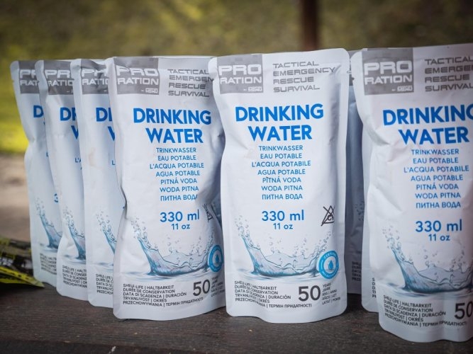 PRO-RATION EMERGENCY WATER BOX Pack (47x330 ml) OD-A-AM0078 asgbox.pl PRO-RATION EMERGENCY WATER BOX Pack (47x330 ml) - obrazek 3