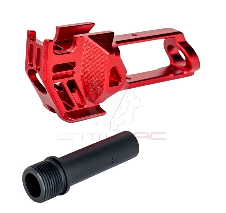 CTM AAP-01 FUKU-2 Shark Cutout CNC Compensator - Red OD-A-CTM0088-RED asgbox.pl CTM AAP-01 FUKU-2 Shark Cutout CNC Compensator - Red