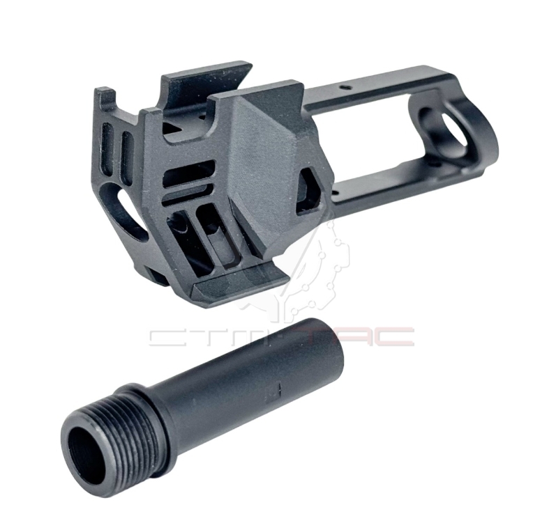 CTM AAP-01 FUKU-2 Shark Cutout CNC Compensator - Black OD-A-CTM0088-BK asgbox.pl CTM AAP-01 FUKU-2 Shark Cutout CNC Compensator - Black