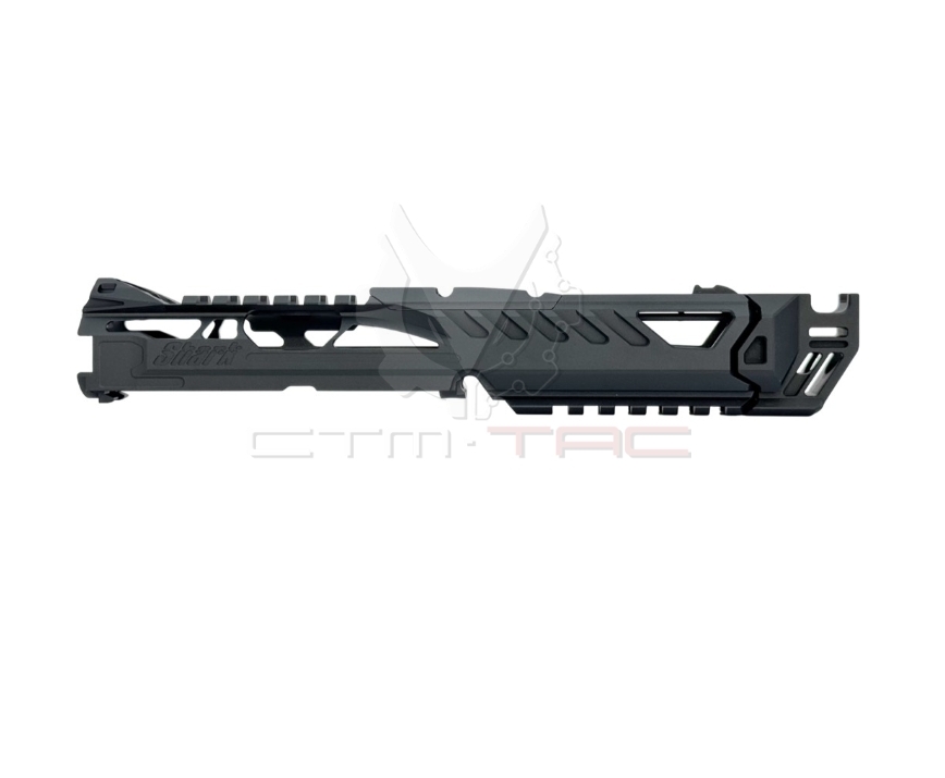CTM AAP-01 FUKU-2 SHARK Cutout CNC Upper Set (Long) - Black OD-A-CTM0087-BK asgbox.pl CTM AAP-01 FUKU-2 SHARK Cutout CNC Upper Set (Long) - Black - obrazek 2
