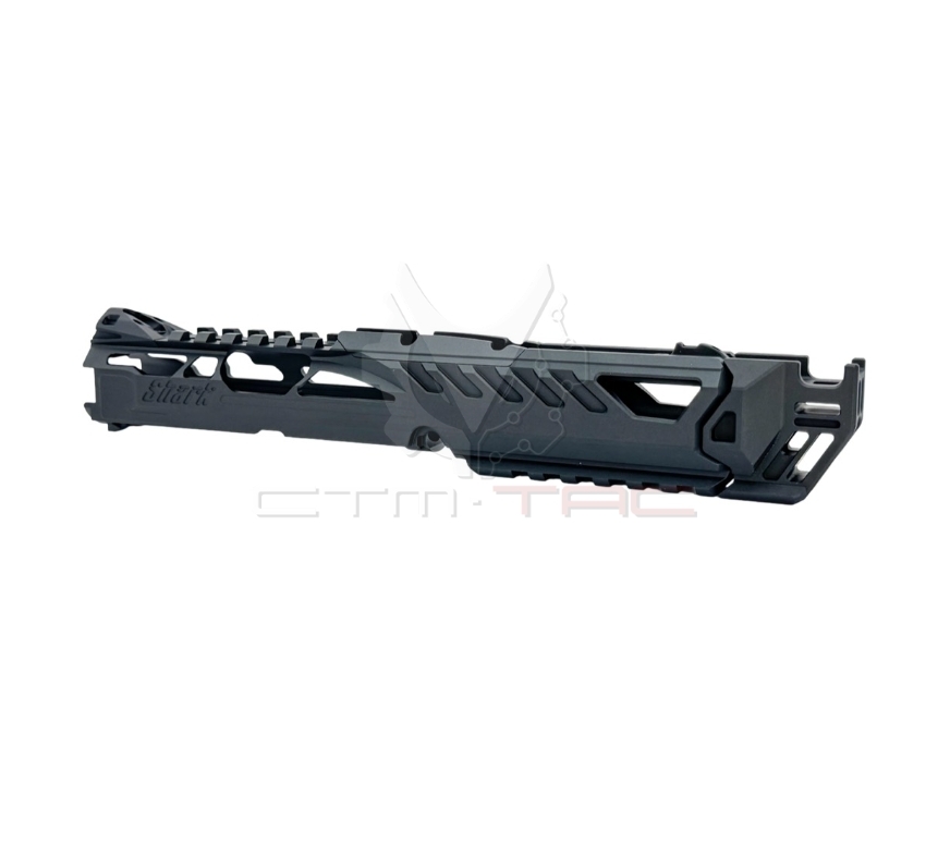 CTM AAP-01 FUKU-2 SHARK Cutout CNC Upper Set (Long) - Black OD-A-CTM0087-BK asgbox.pl CTM AAP-01 FUKU-2 SHARK Cutout CNC Upper Set (Long) - Black - obrazek 3
