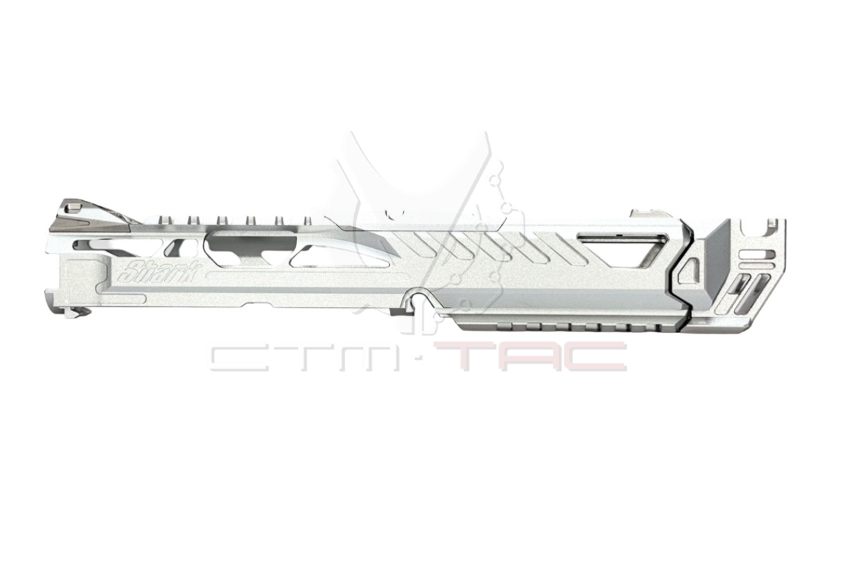 CTM AAP-01 FUKU-2 SHARK Cutout CNC Upper Set (Long) - Silver OD-A-CTM0087-SV asgbox.pl CTM AAP-01 FUKU-2 SHARK Cutout CNC Upper Set (Long) - Silver - obrazek 2