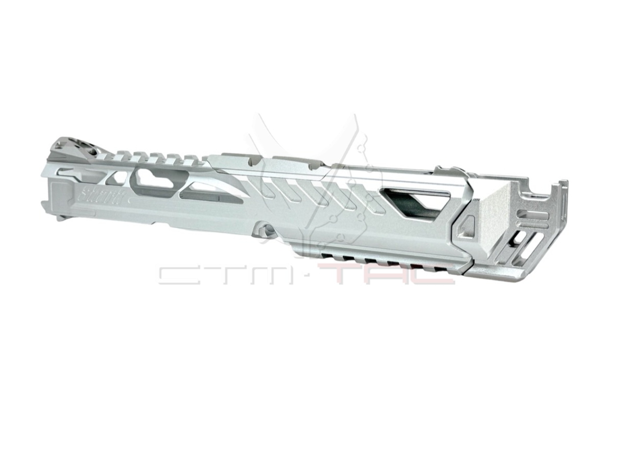 CTM AAP-01 FUKU-2 SHARK Cutout CNC Upper Set (Long) - Silver OD-A-CTM0087-SV asgbox.pl CTM AAP-01 FUKU-2 SHARK Cutout CNC Upper Set (Long) - Silver - obrazek 3