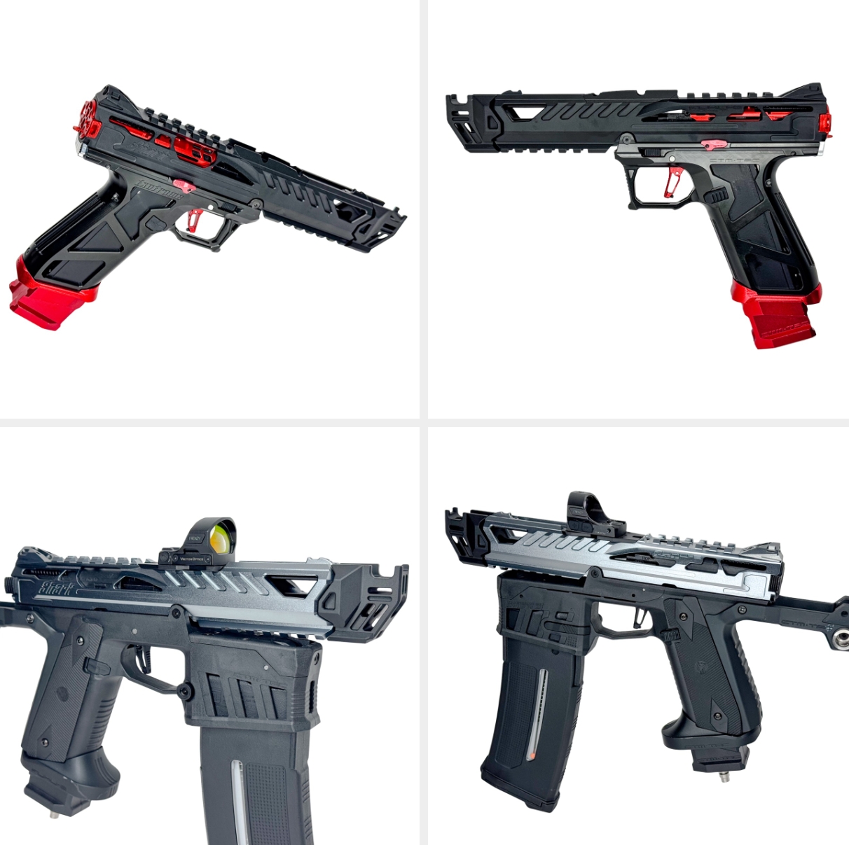 CTM AAP-01 FUKU-2 SHARK Cutout CNC Upper Set - Black OD-A-CTM0087-BK asgbox.pl CTM AAP-01 FUKU-2 SHARK Cutout CNC Upper Set - Black - obrazek 8