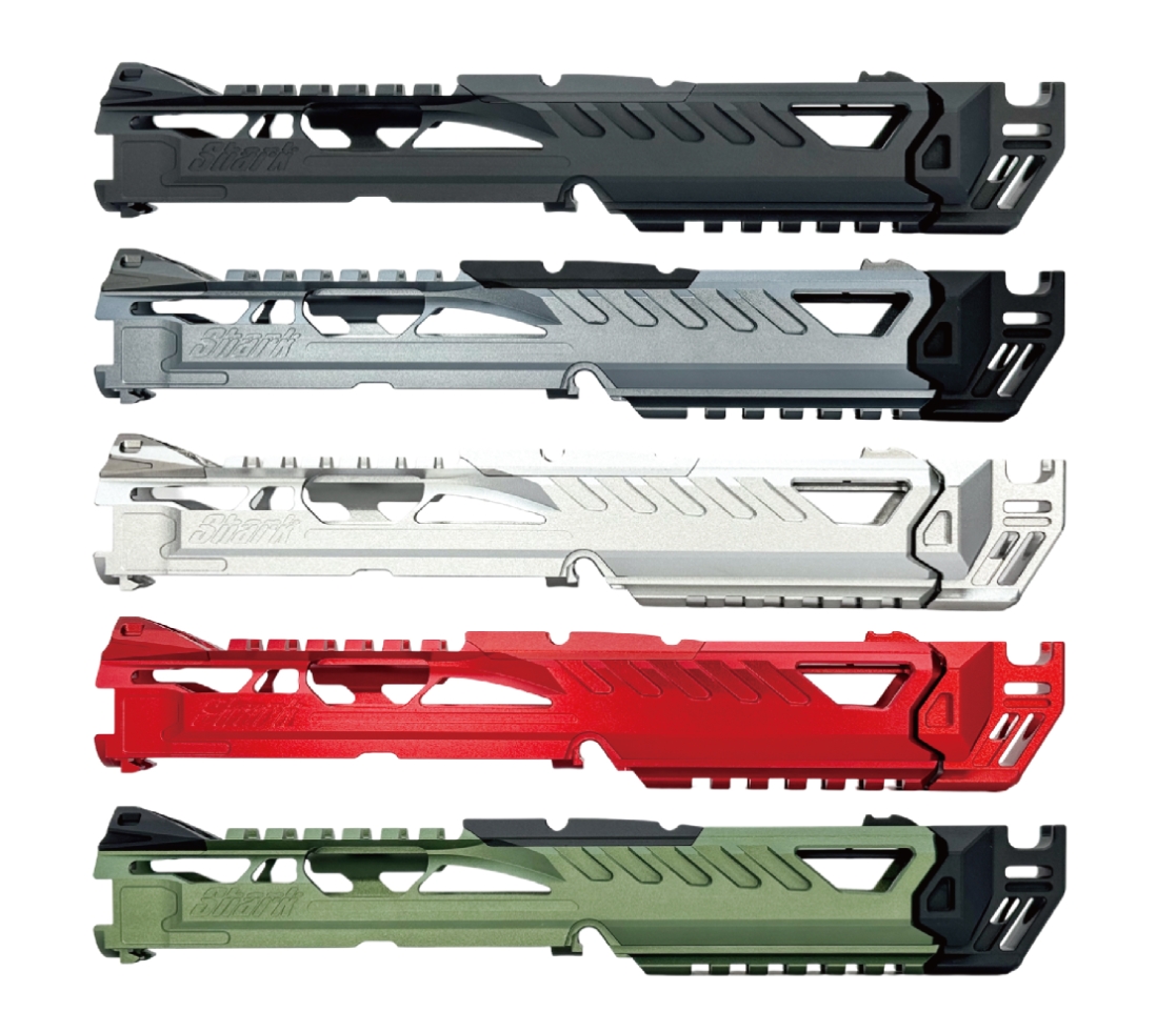 CTM AAP-01 FUKU-2 SHARK Cutout CNC Upper Set - Red OD-A-CTM0087-RED asgbox.pl CTM AAP-01 FUKU-2 SHARK Cutout CNC Upper Set - Red - obrazek 6