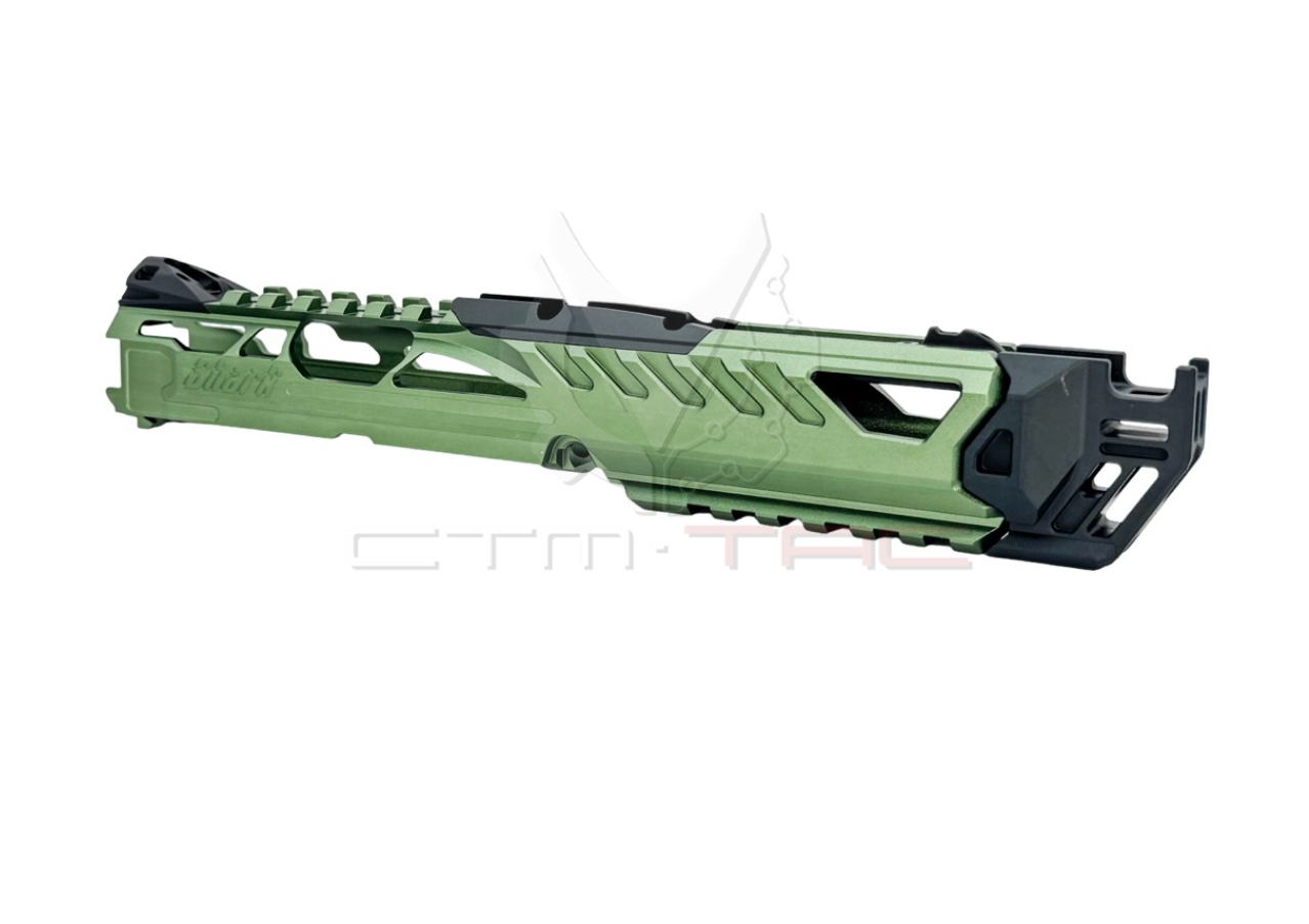 CTM AAP-01 FUKU-2 SHARK Cutout CNC Upper Set (Long) - Green OD-A-CTM0087-AGN asgbox.pl CTM AAP-01 FUKU-2 SHARK Cutout CNC Upper Set (Long) - Green - obrazek 3