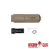 Angry Gun FLOW 556K 3D Printed Steel Suppressor - Tan OD-A-F556D-FDE asgbox.pl Angry Gun FLOW 556K 3D Printed Steel Suppressor - Tan OD-A-F556D-FDE asgbox.pl