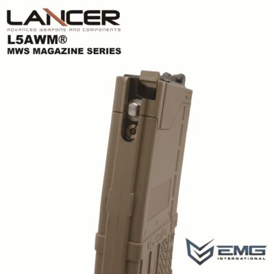 Angry Gun Lancer L5AWM V2 Gas Magazine for TM MWS, 35 BBs - Tan OD-A-LMWSM-556-FDE asgbox.pl Angry Gun Lancer L5AWM V2 Gas Magazine for TM MWS, 35 BBs - Tan OD-A-LMWSM-556-FDE asgbox.pl