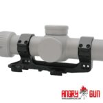 Angry Gun AUS One-Piece 34mm RIS Scope Mount – Black - obrazek 5
