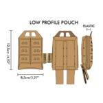 Novritsch Low Profile AR15 / M4 MOLLE Pouch - ACP Tropic - obrazek 4