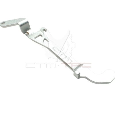 Alternative view of CTM CNC Trigger Bar for AAP-01 - Silver
