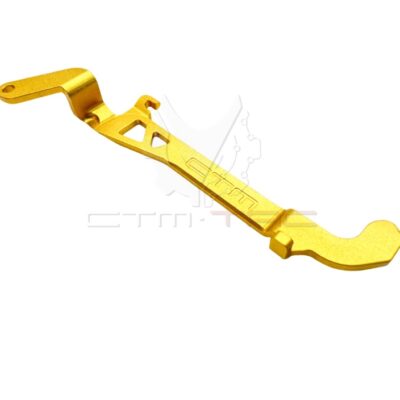 Alternative view of CTM CNC Trigger Bar for AAP-01 - Gold