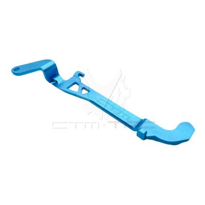 Alternative view of CTM CNC Trigger Bar for AAP-01 - Blue