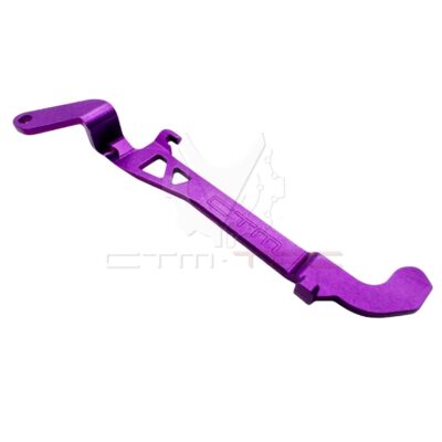 Alternative view of CTM CNC Trigger Bar for AAP-01 - Purple