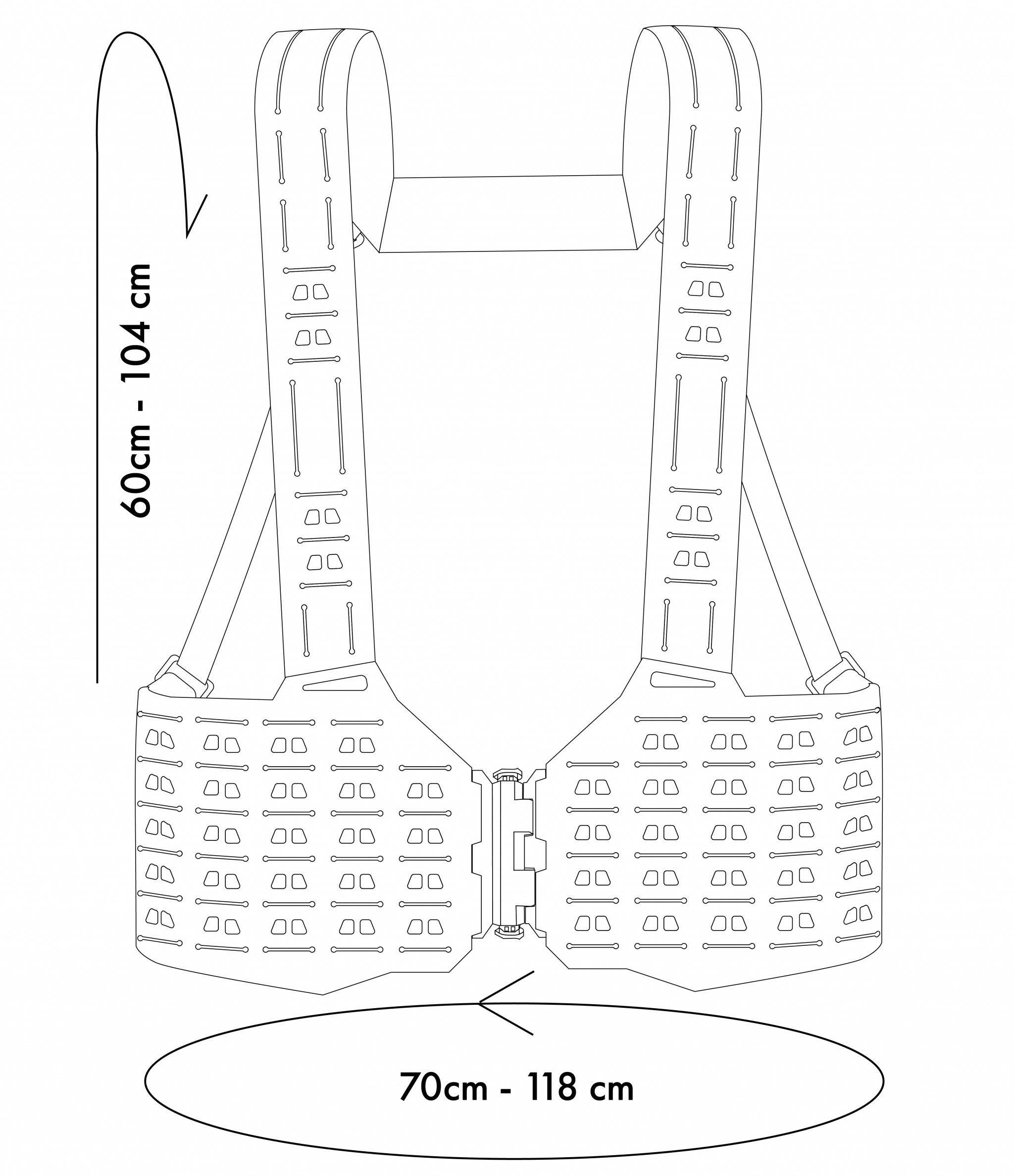 Novritsch LOW-PROFILE MOLLE Chest-rig - Black OD-A-NOVRITSCH174-BK asgbox.pl Novritsch LOW-PROFILE MOLLE Chest-rig - Black - obrazek 5