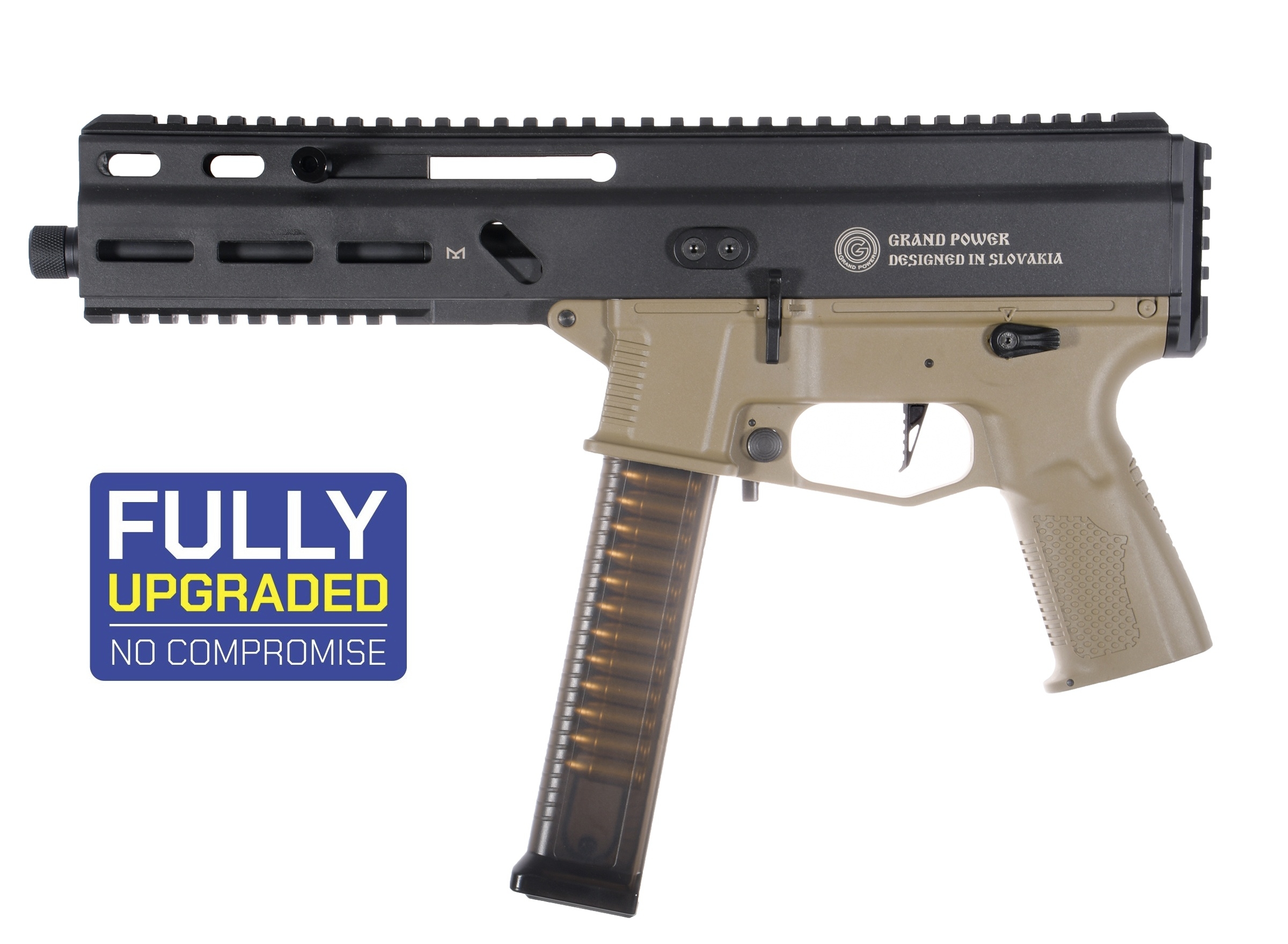 Delta Armory GP STRIBOG SP10A3 Charlie Upgrade - Black / Tan OD-A-DA-STG-C01-UPV-L-TAN asgbox.pl Delta Armory GP STRIBOG SP10A3 Charlie Upgrade - Black / Tan