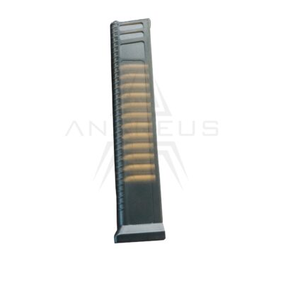 Delta Armory GP STRIBOG S10A3 Mid-Cap Magazine, 120 BBs - Transparent