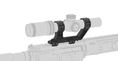 VO AR15 High One-Piece RIS Mount for 30 mm Riflescope - Black - obrazek 8
