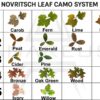 Novritsch LEAF CAMO 3D Leaves LC4, 50 pcs - Bronze OD-A-NOVRITSCH80-BRO asgbox.pl