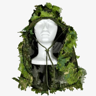 Alternative view of KMCS ENHANCED BOONIE HAT with 3D leaves - Next-Gen Green