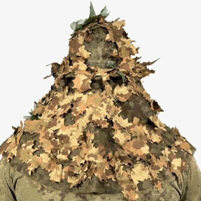 Alternative view of KMCS ENHANCED BOONIE HAT with 3D leaves - Next-Gen Brown
