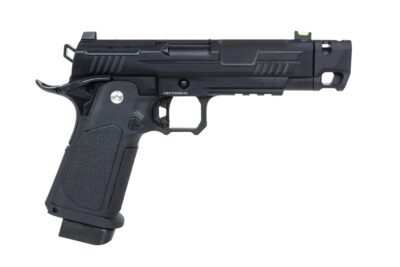 Arcturus Hi-Capa Vanguard 4.3" OR Gas Pistol with Compensator - Black - obrazek 2