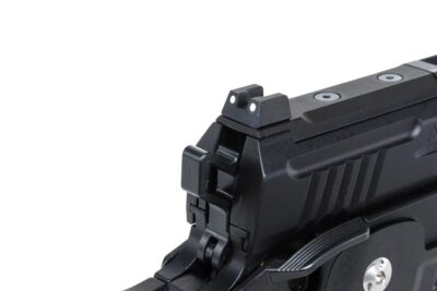 Arcturus Hi-Capa Vanguard 4.3" OR Gas Pistol with Compensator - Black - obrazek 8