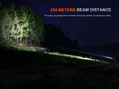 FENIX Rechargeable LED Flashlight PD26R ACE, 1300 lm  - Black - obrazek 7