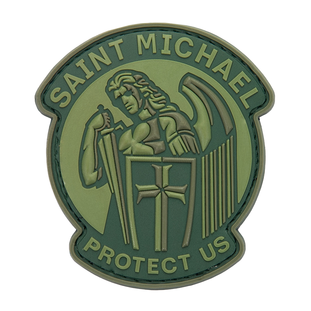 3D PVC SAINT MICHAEL PROTECT US Patch - Green OD-A-P3DP067 asgbox.pl 3D PVC SAINT MICHAEL PROTECT US Patch - Green