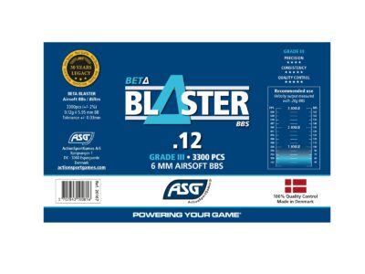 ASG BETA Blaster BBs 0,12g, 3300 BBs - Yellow - obrazek 3