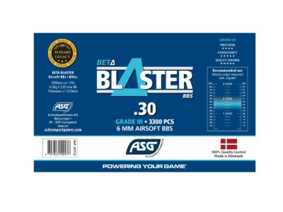 ASG BETA Blaster BBs 0,30g, 3300 BBs - White - obrazek 3