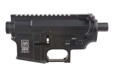 asgbox.pl - Metalowy korpus (MP129B) do replik typu M4 - Logo SA