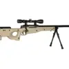 asgbox.pl - Replika karabinu snajperskiego Warrior I ( z dwójnogiem i lunetą) - Tan