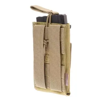 asgbox.pl - Pojedyncza ładownica Open Top na magazynek M4/M16 + pistoletowy - khaki