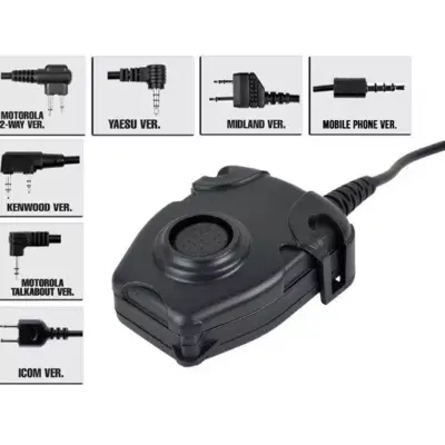 asgbox.pl - Przycisk PTT zPeltor Military plug (Yaesu)
