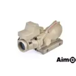 asgbox.pl - Replika lunety ACOG 4X32C (z podświetleniem światłowodowym i celownikiem RMR) - tan