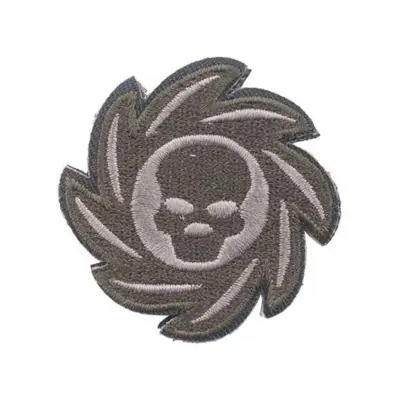 asgbox.pl - Naszywka Wheel Skull - olive drab