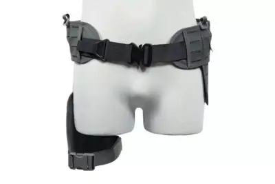 Pas taktyczny Laser-Cut z panelem udowym - Primal Grey - obrazek 2