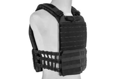 asgbox.pl - Kamizelka taktyczna typu plate carrier molle/laser-cut - czarna