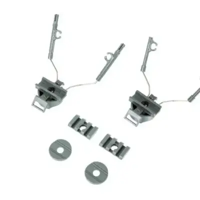 asgbox.pl - Zestaw 2 montaży do ochrony słuchu - szary