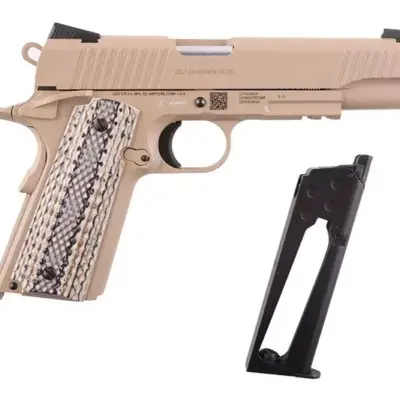 asgbox.pl - Replika pistoletu Colt M45A1 CO2 6mm GBB - tan