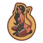 asgbox.pl - Naszywka Devil Girl - Fire