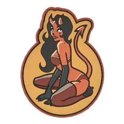 asgbox.pl - Naszywka Devil Girl - Fire