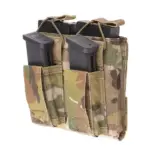 asgbox.pl - Podwójna ładownica Open Top na magazynki M4/M16 + pistoletowe - Multicam