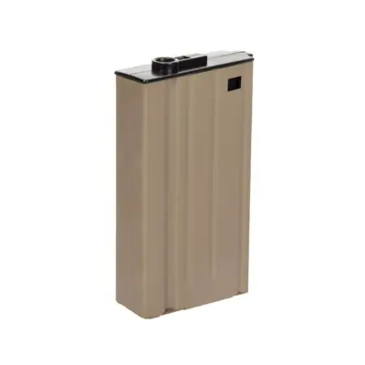 Alternative view of Magazynek Mid-Cap 160 kulek do replik SR-25 - Dark Earth