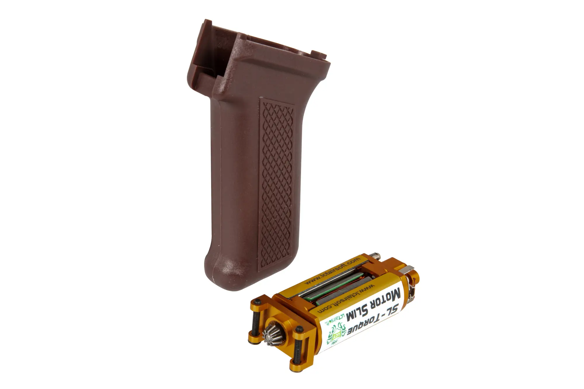 Chwyt pistoletowy Slim + silnik SL-Torque do replik typu AK - Dark Red OD-G-LCT-08-026740-00 asgbox.pl asgbox.pl - Chwyt pistoletowy Slim + silnik SL-Torque do replik typu AK - Dark Red