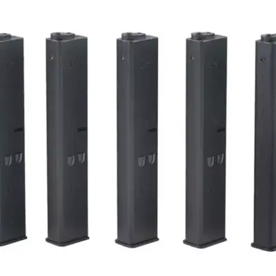 asgbox.pl - Zestaw 5 magazynków 9mm do replik typu AR-15 - czarny