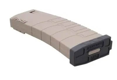 asgbox.pl - Magazynek mid-cap 120 kulek do replik typu M4/M16 - tan / czarny