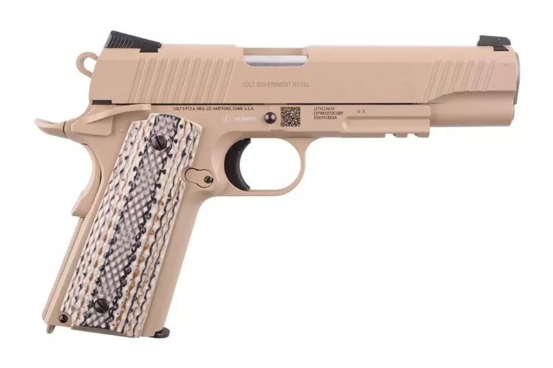 Replika pistoletu Colt M45A1 CO2 6mm GBB - tan CYB-02-019652-00 asgbox.pl Replika pistoletu Colt M45A1 CO2 6mm GBB - tan - obrazek 3
